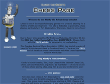 Tablet Screenshot of chess.klanky.com